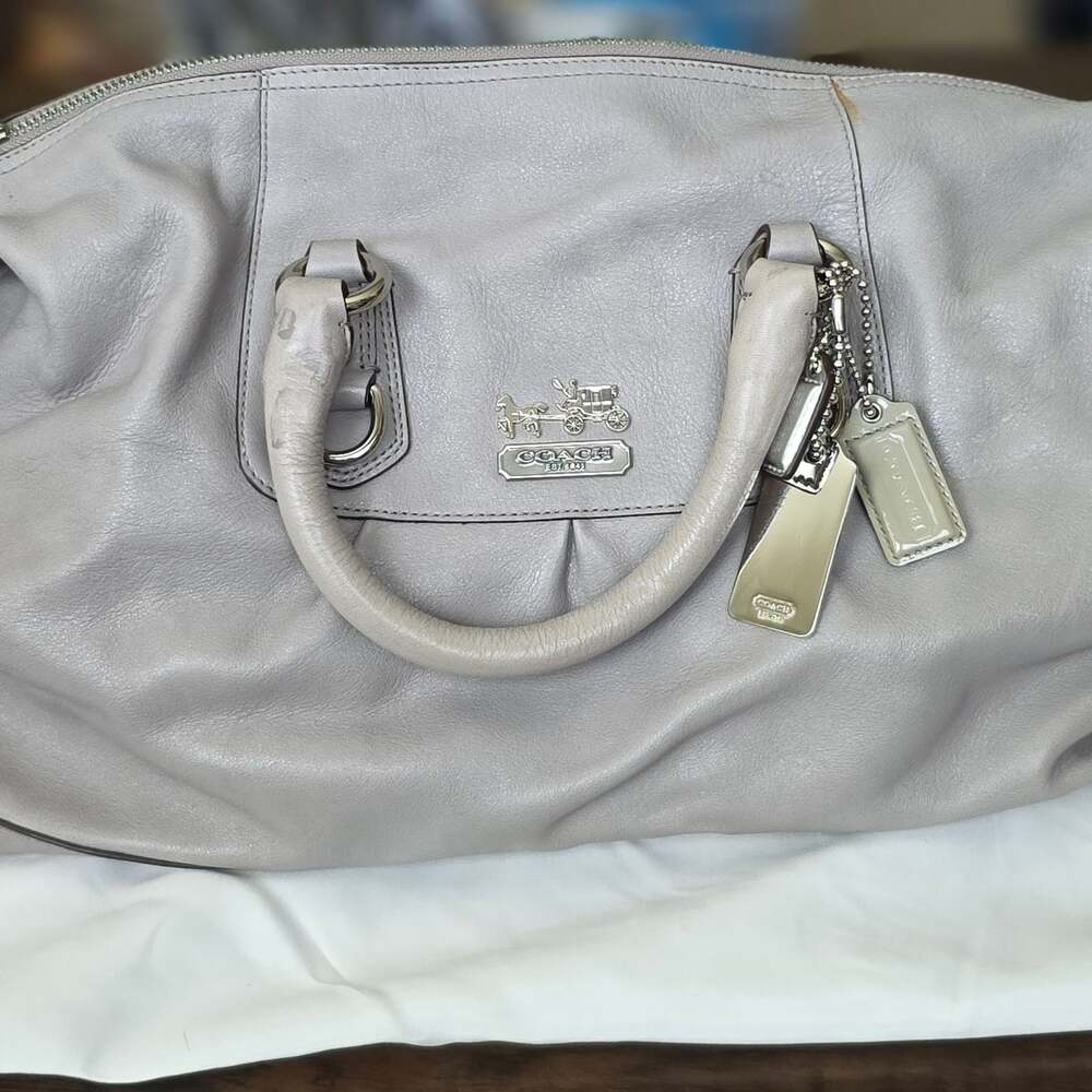Coach Madison Sabrina Large Leather Satchel Handbag 12949